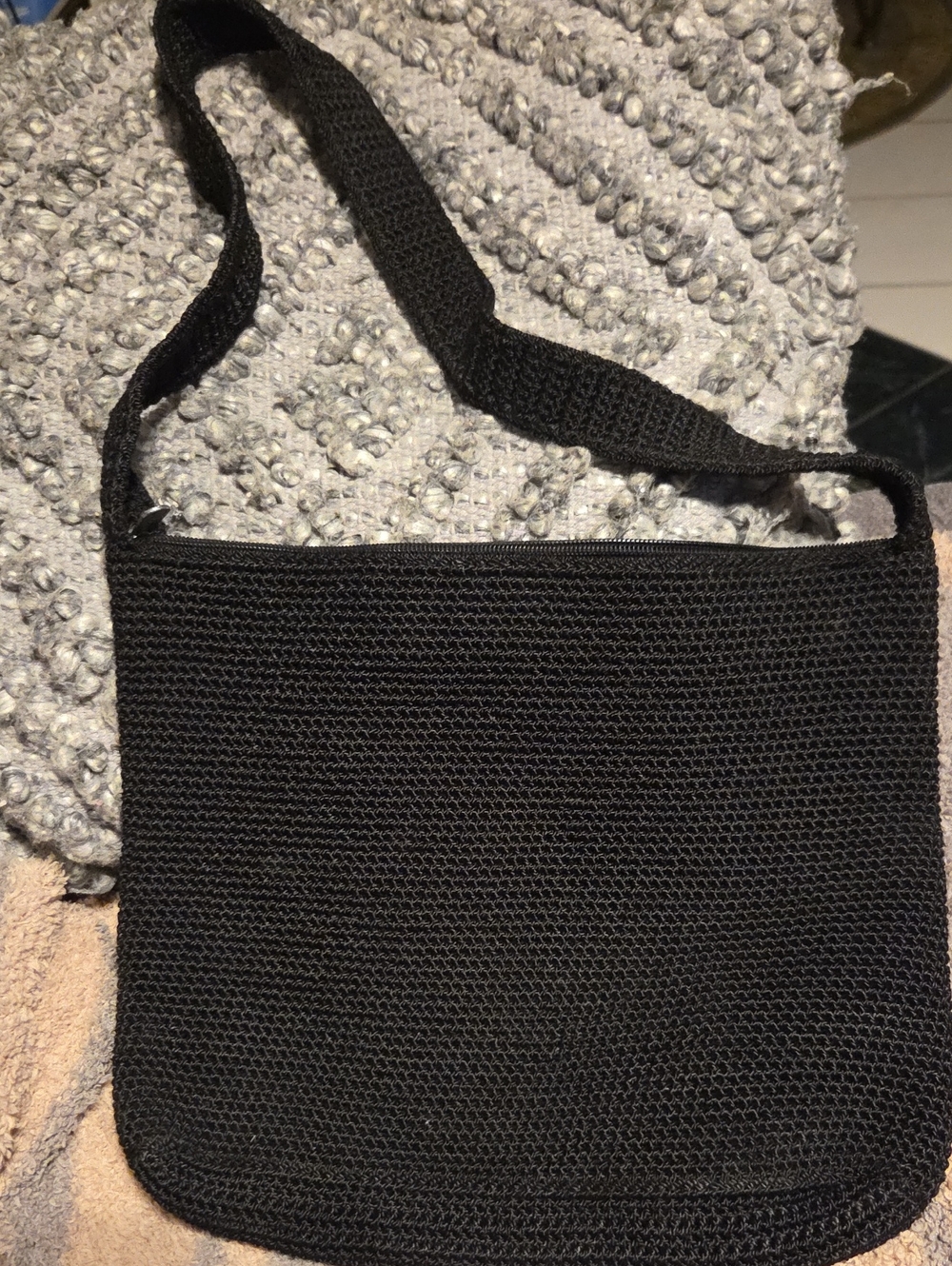 The Sak Black Interior Crossbody Pouch